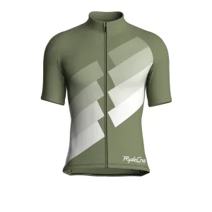 Digital Echo | Dark Khaki Male Short Sleeves Jersey