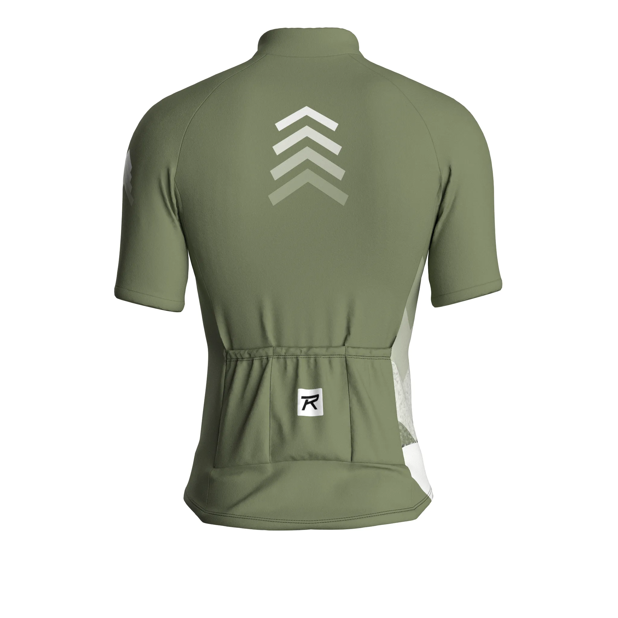 Digital Echo | Dark Khaki Male Short Sleeves Jersey