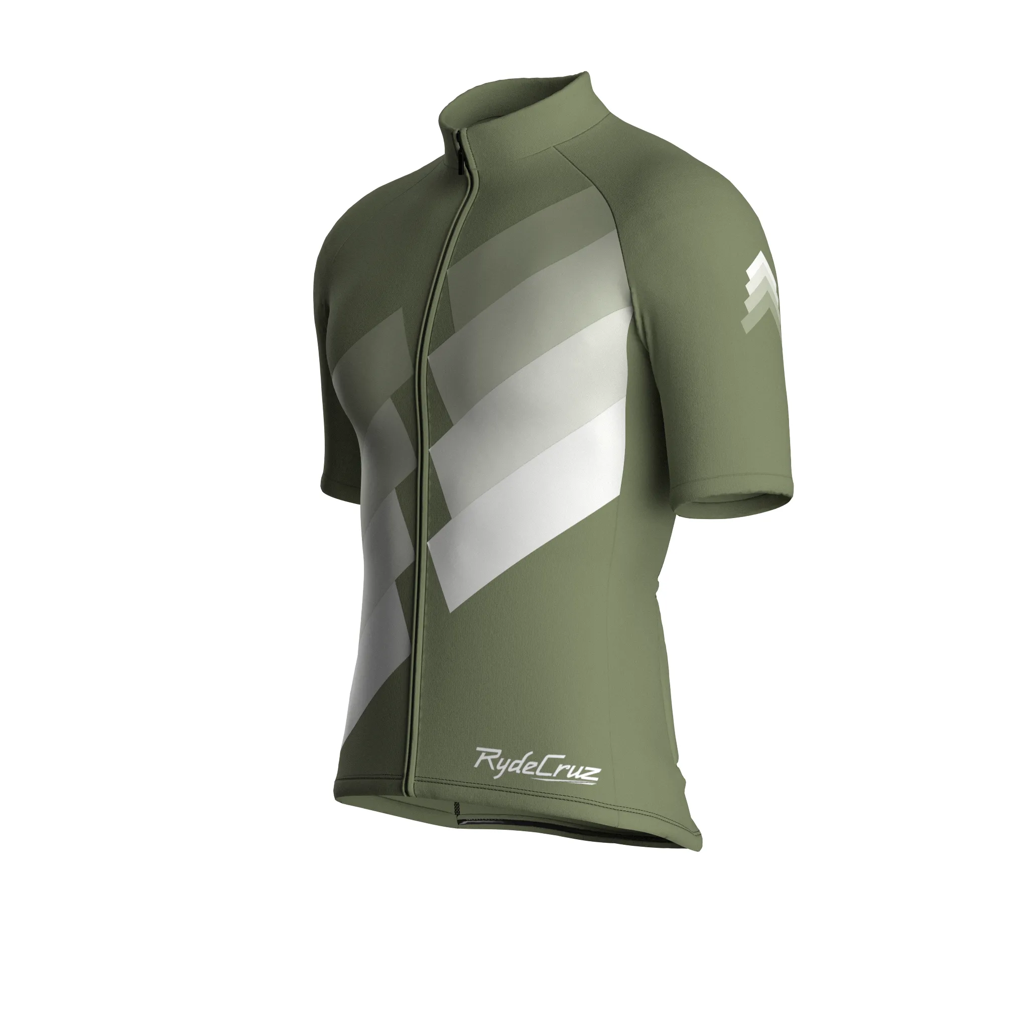 Digital Echo | Dark Khaki Male Short Sleeves Jersey