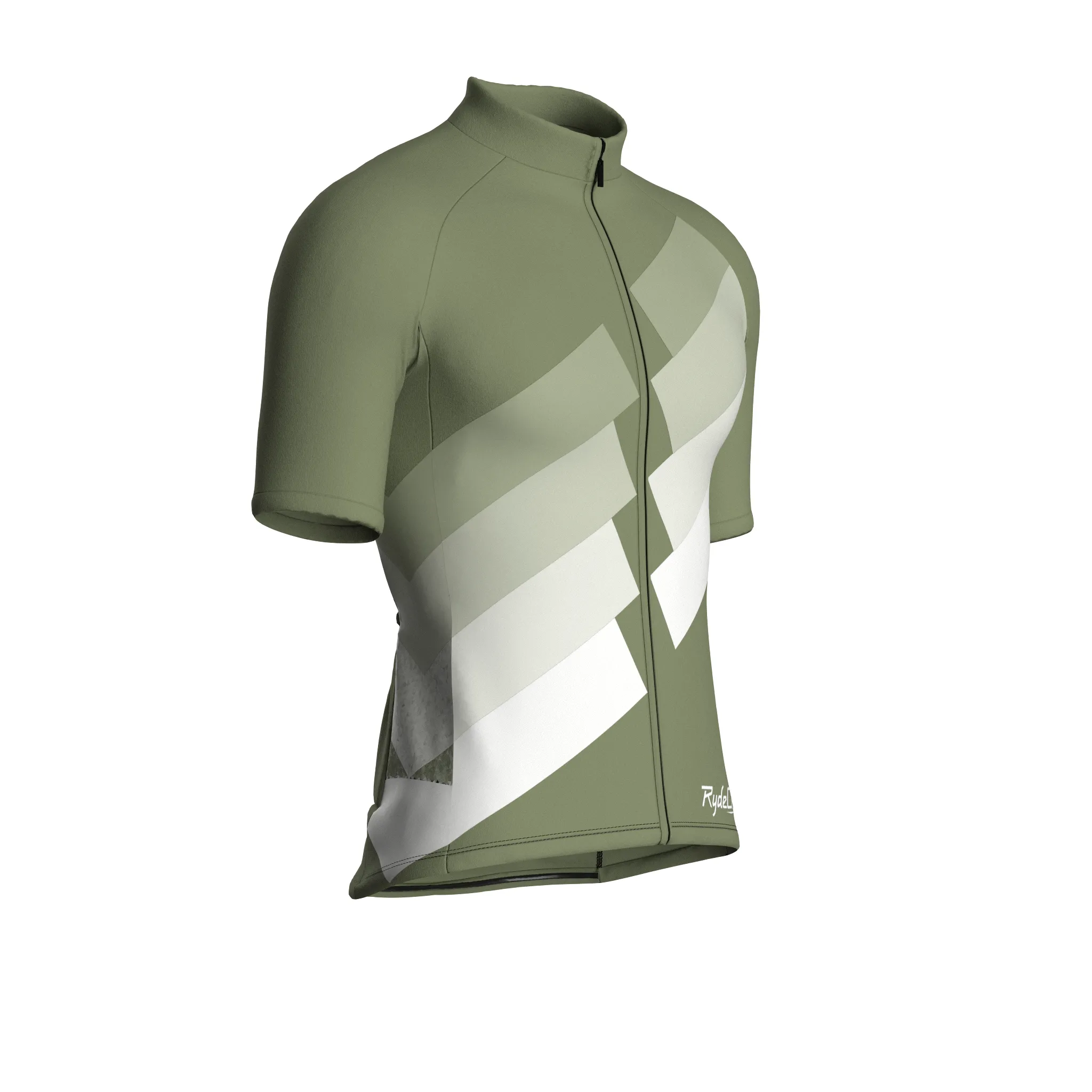 Digital Echo | Dark Khaki Male Short Sleeves Jersey