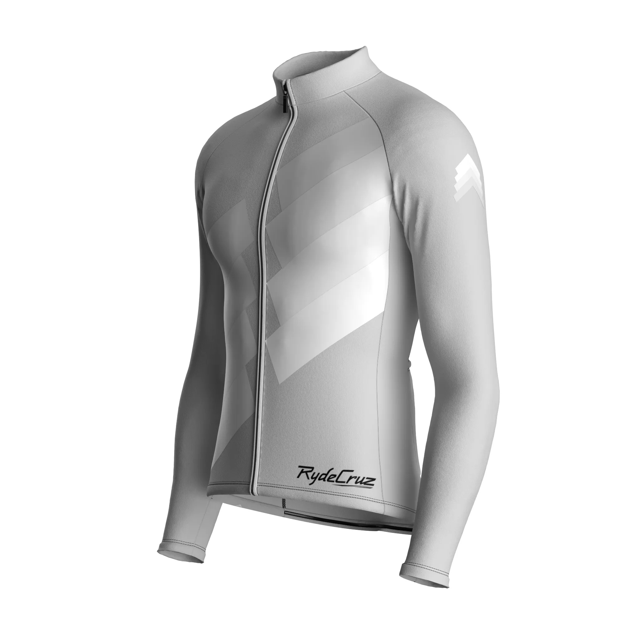 Digital Echo | Light Gray Male Long Sleeves Jersey