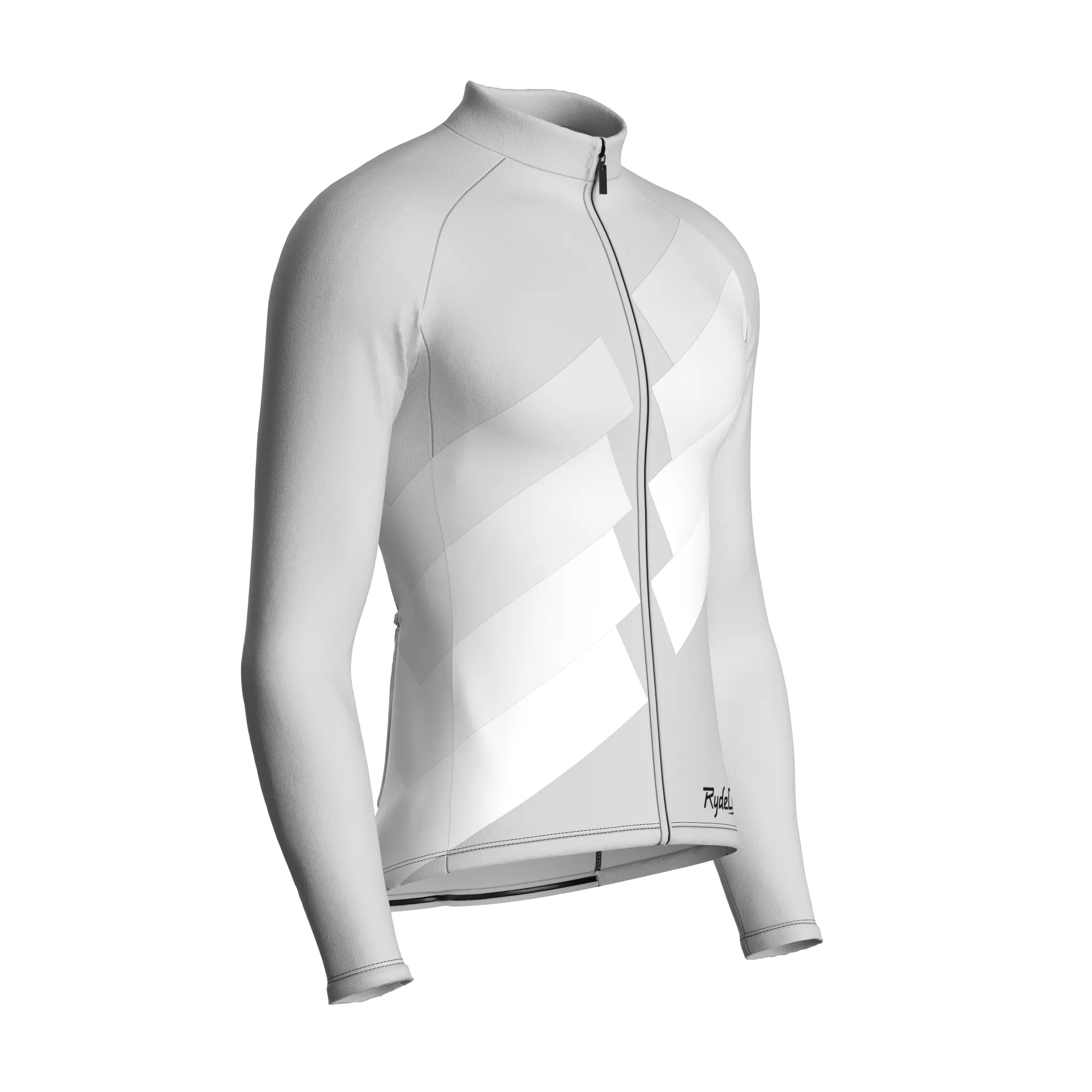 Digital Echo | Light Gray Male Long Sleeves Jersey