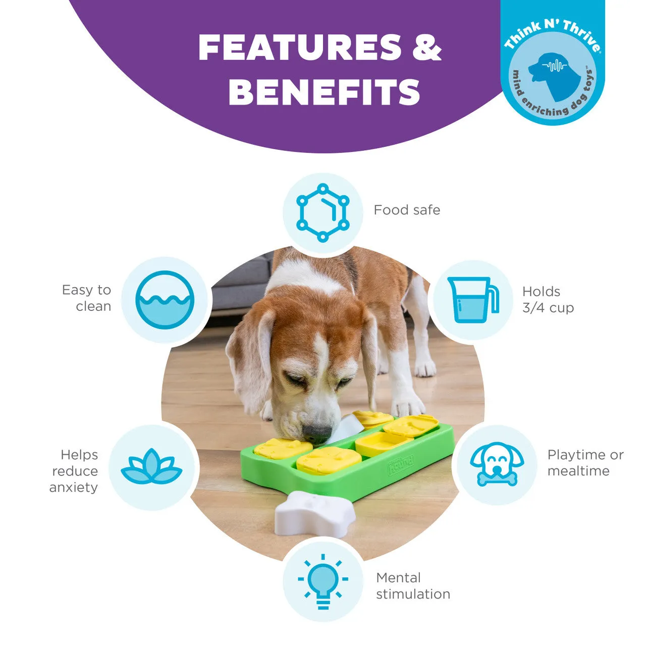 Dog Brick Dog Puzzle Dog Enrichment Toy