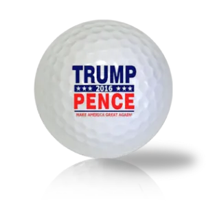 Donald Trump and Mike Pence Campaign Golf Balls