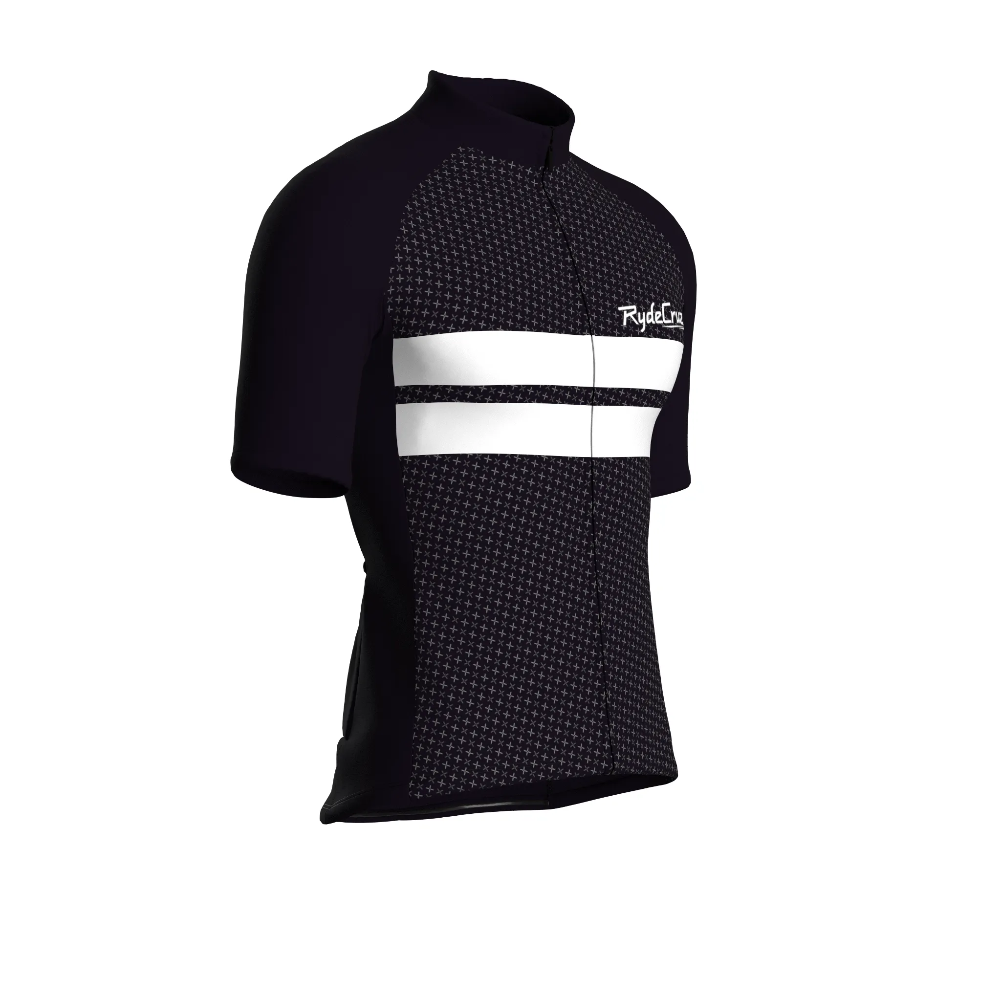 Dual Stripe Dynamics | Dark Purple Male Short Sleeves Jersey