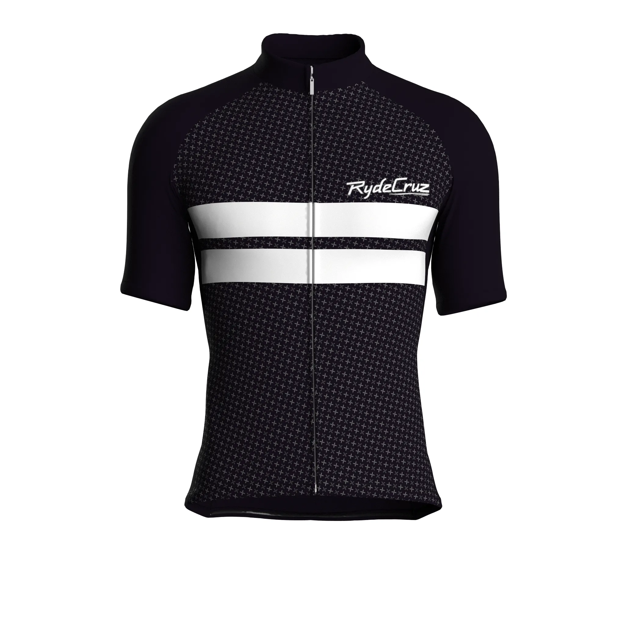Dual Stripe Dynamics | Dark Purple Male Short Sleeves Jersey