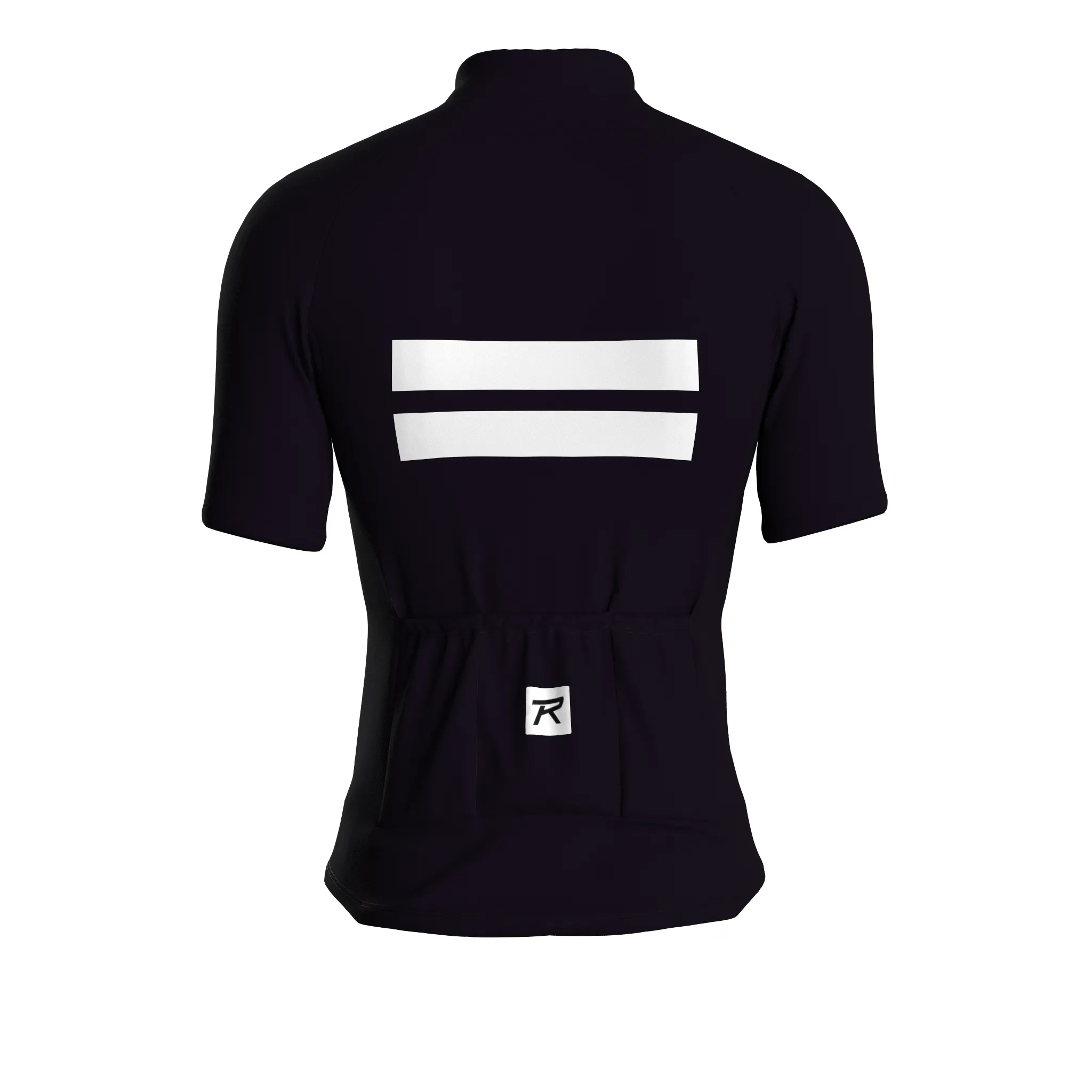 Dual Stripe Dynamics | Dark Purple Male Short Sleeves Jersey