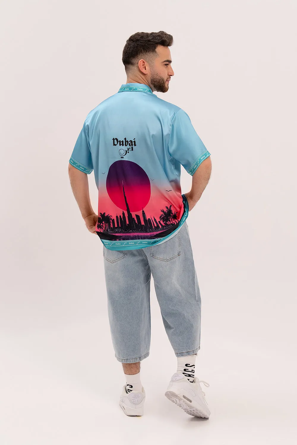 Dubai Skyline Hawaiian Shirt