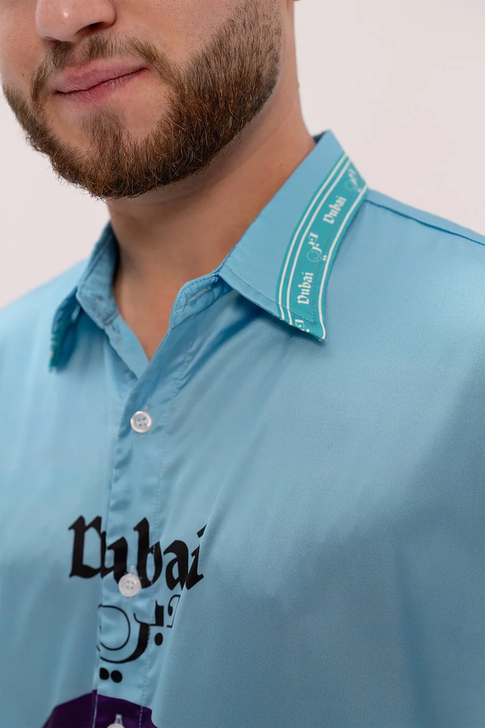 Dubai Skyline Hawaiian Shirt
