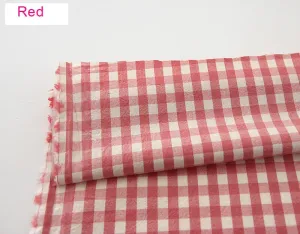 Eco-friendly Laminated Waterproof Fabric, Checker, 59 Inches Wide, 7 Colors, Non-glossy TPU Coating - By the Yard 41194-1