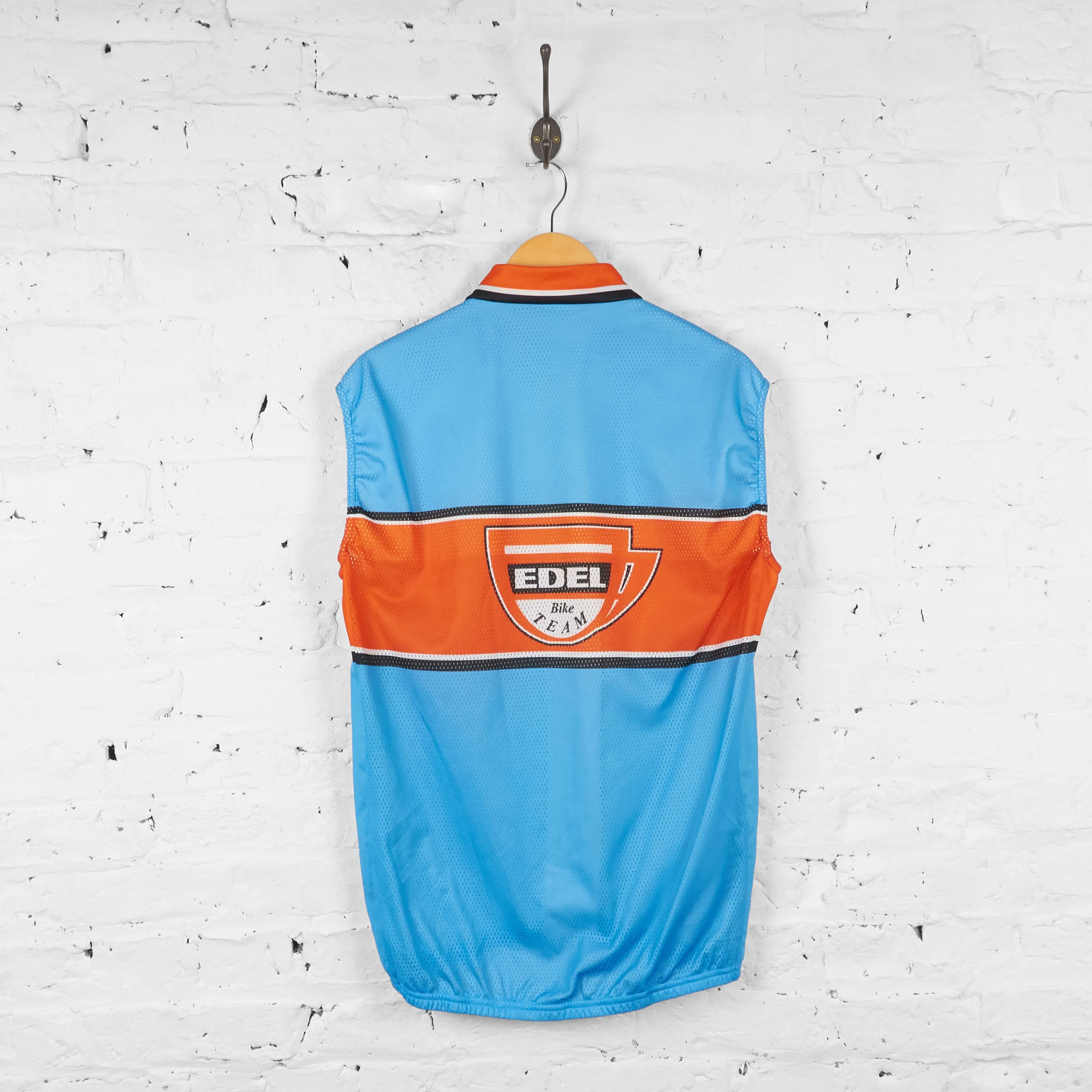 Edel Bike Team Sleeveless Cycling Jersey - Blue - XXL