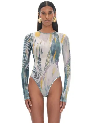 Elle Mesh Leotard
