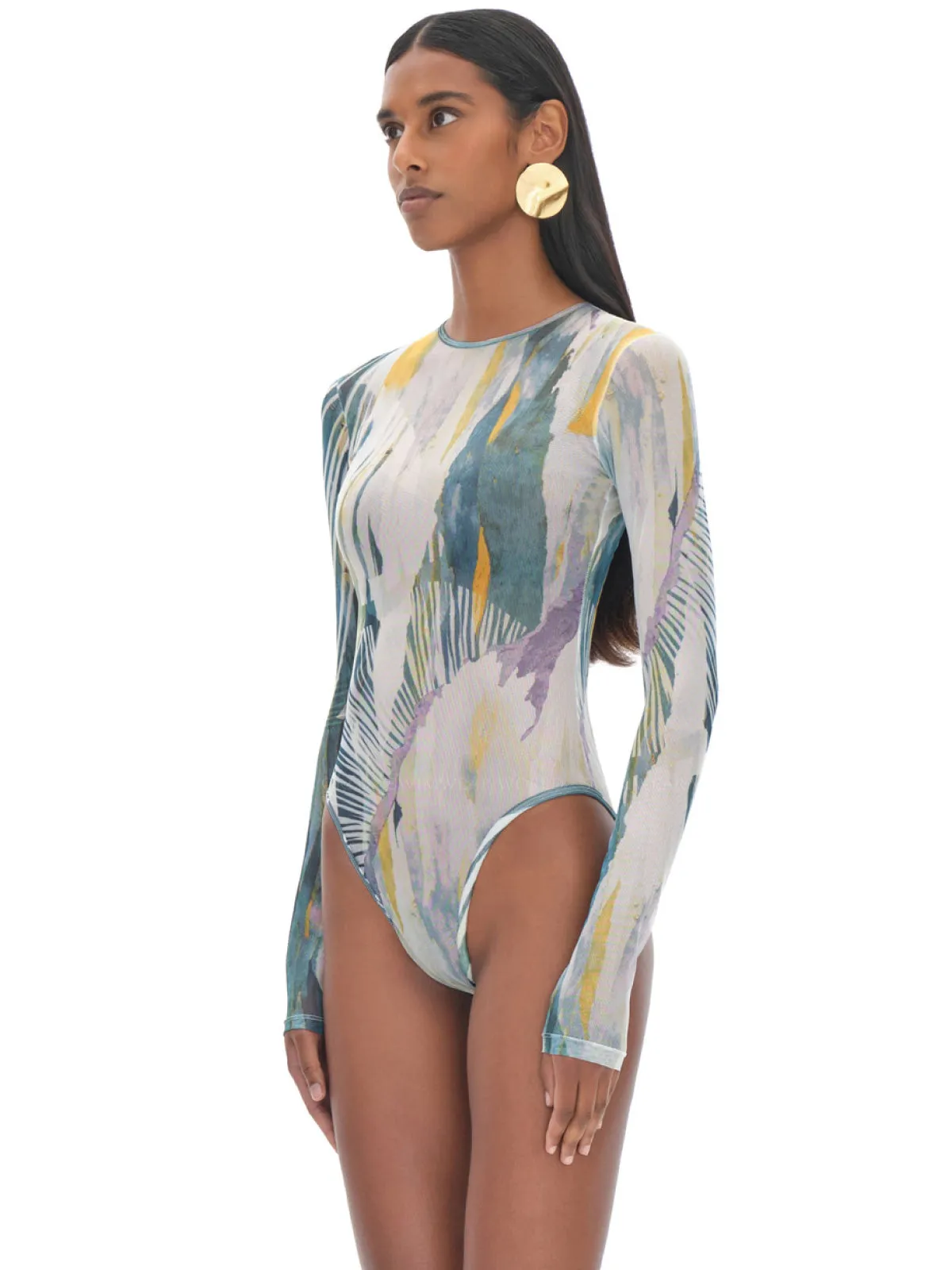 Elle Mesh Leotard