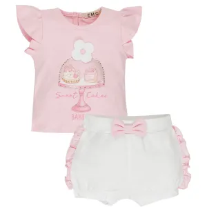 EMC - Sweet Cakes Short Set - Pink