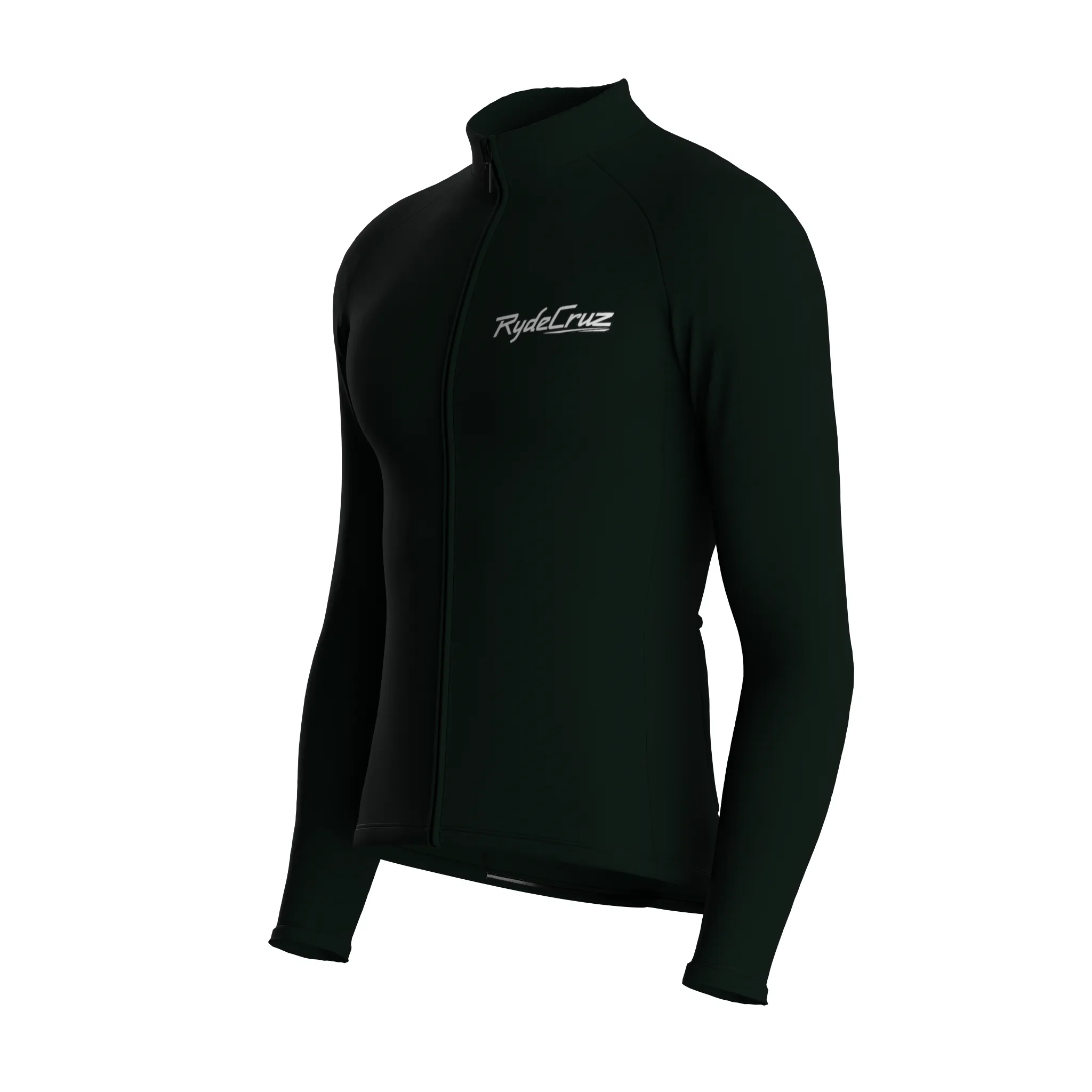 Essential | Dark Green Male Long Sleeves Jersey