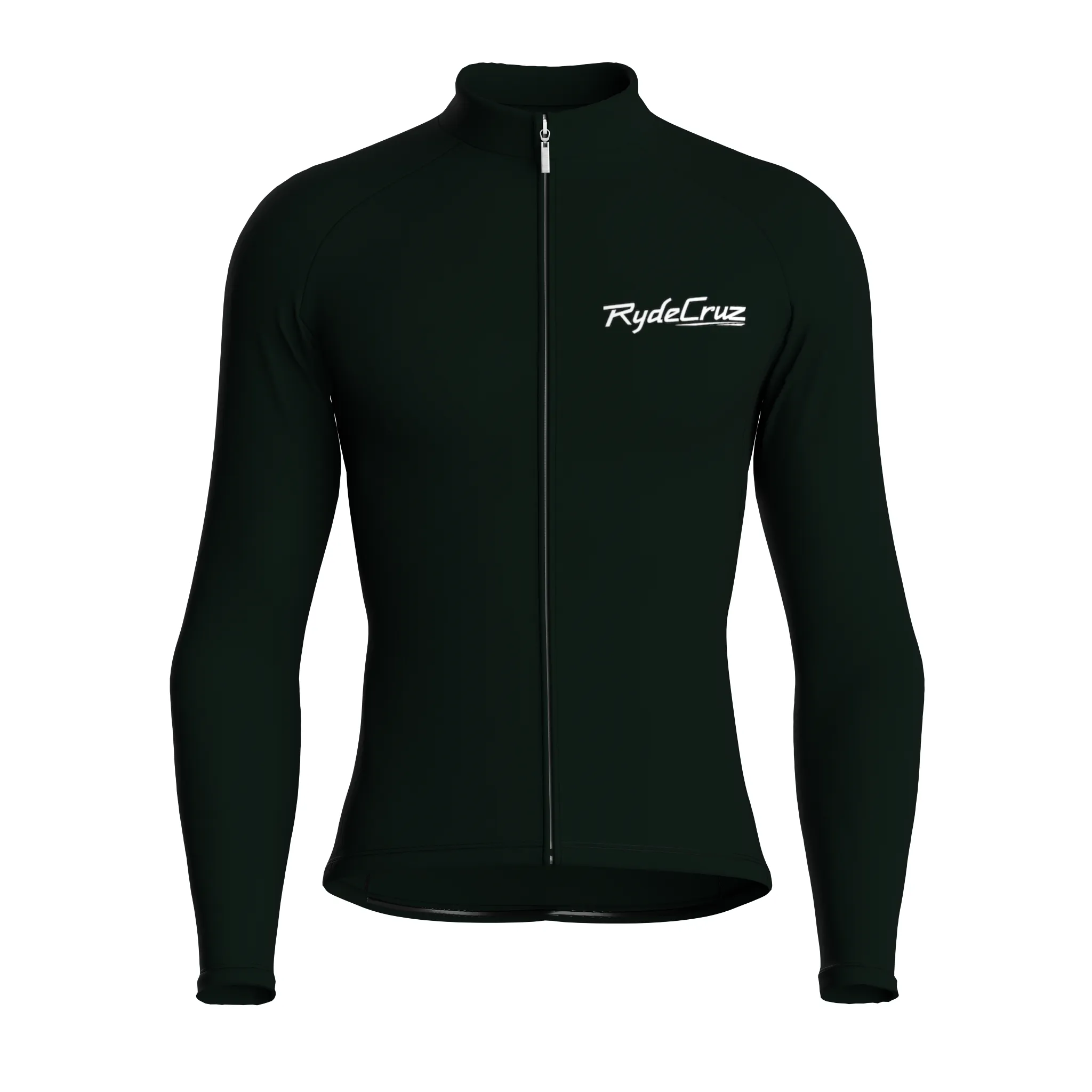 Essential | Dark Green Male Long Sleeves Jersey