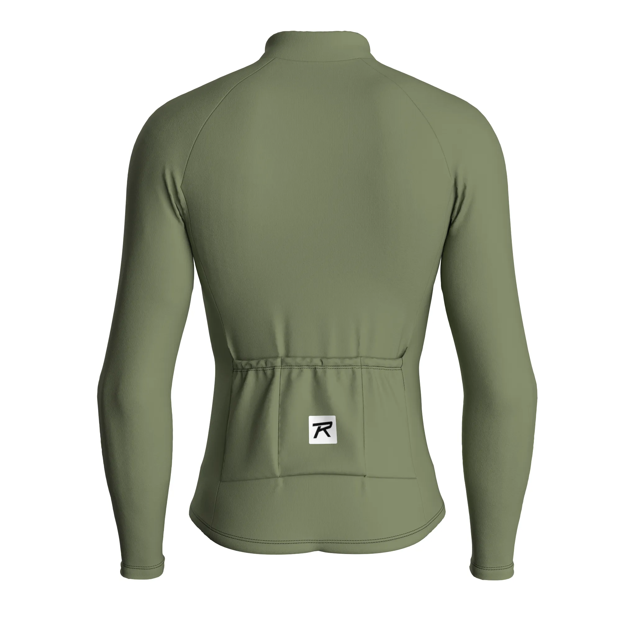 Essential | Dark Khaki Male Long Sleeves Jersey