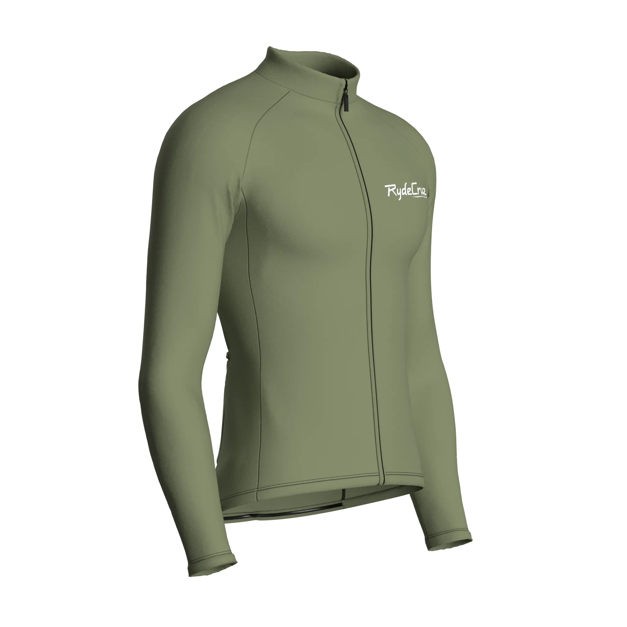 Essential | Dark Khaki Male Long Sleeves Jersey