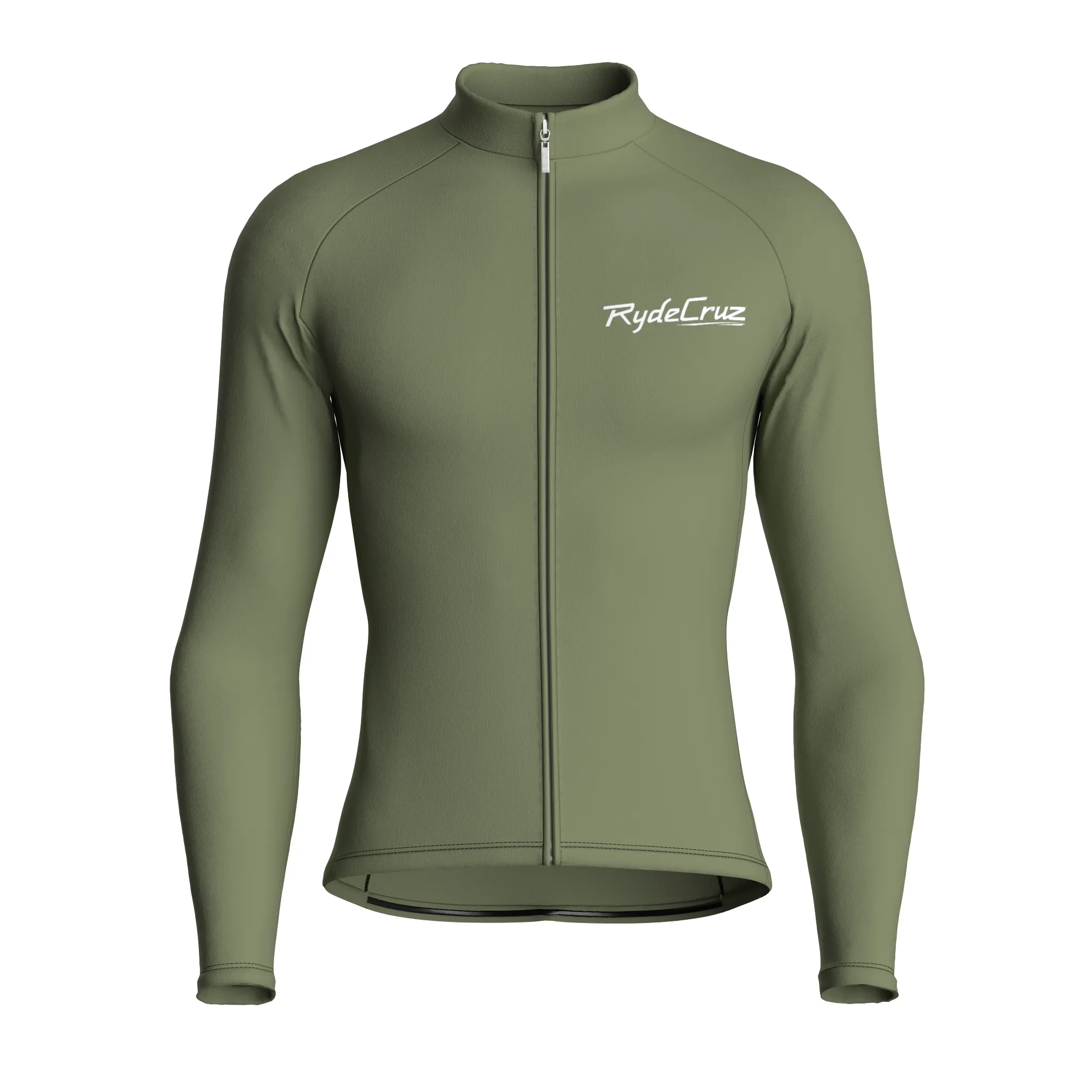 Essential | Dark Khaki Male Long Sleeves Jersey