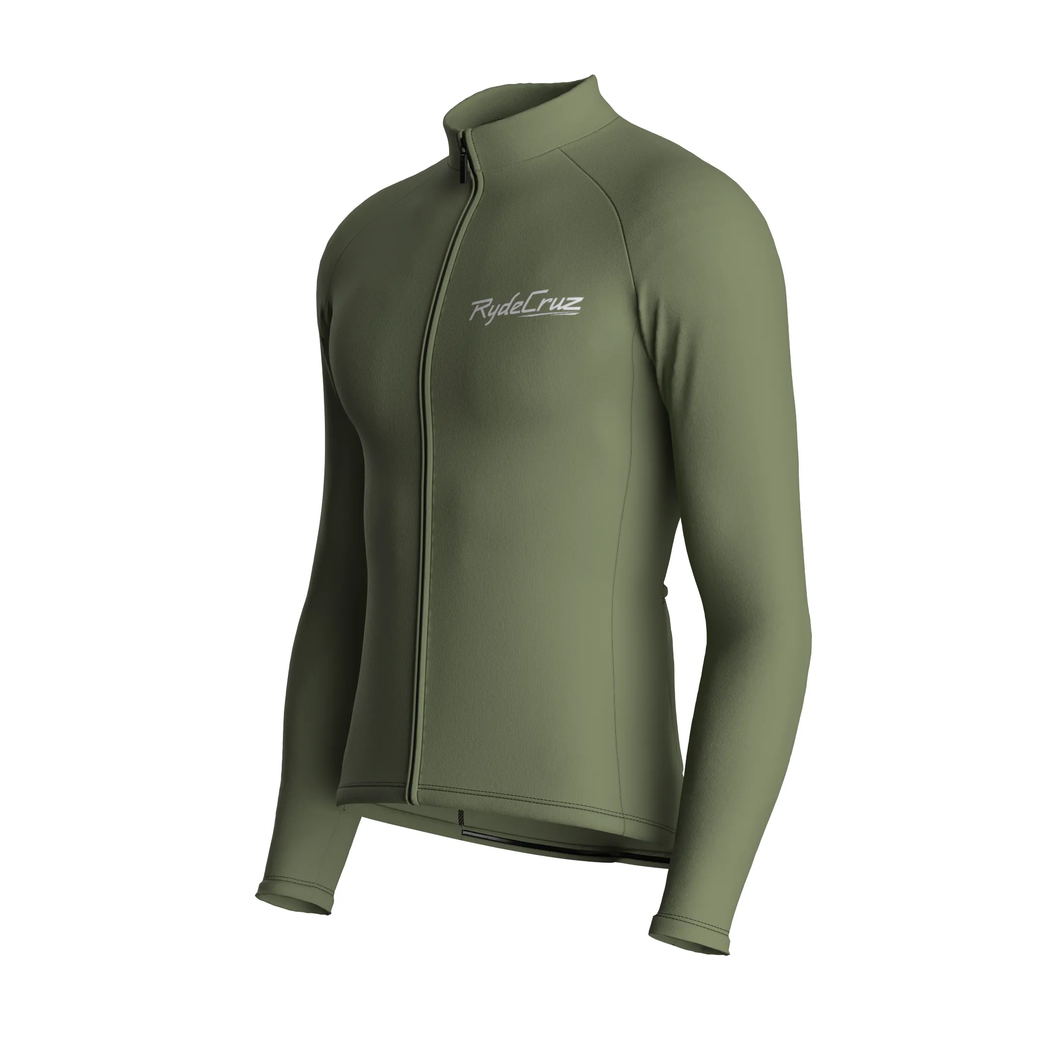 Essential | Dark Khaki Male Long Sleeves Jersey