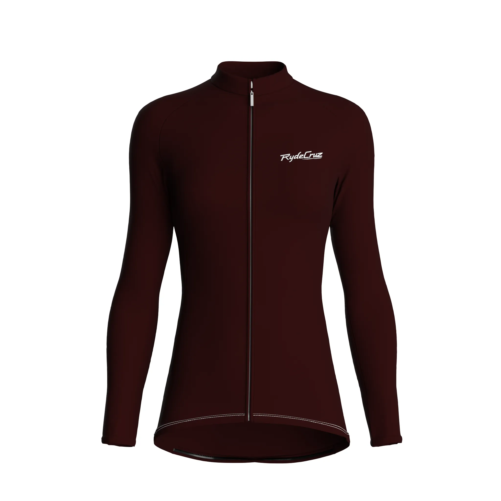 Essential | Dark Red Female Long Sleeves Jersey