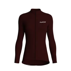 Essential | Dark Red Female Long Sleeves Jersey