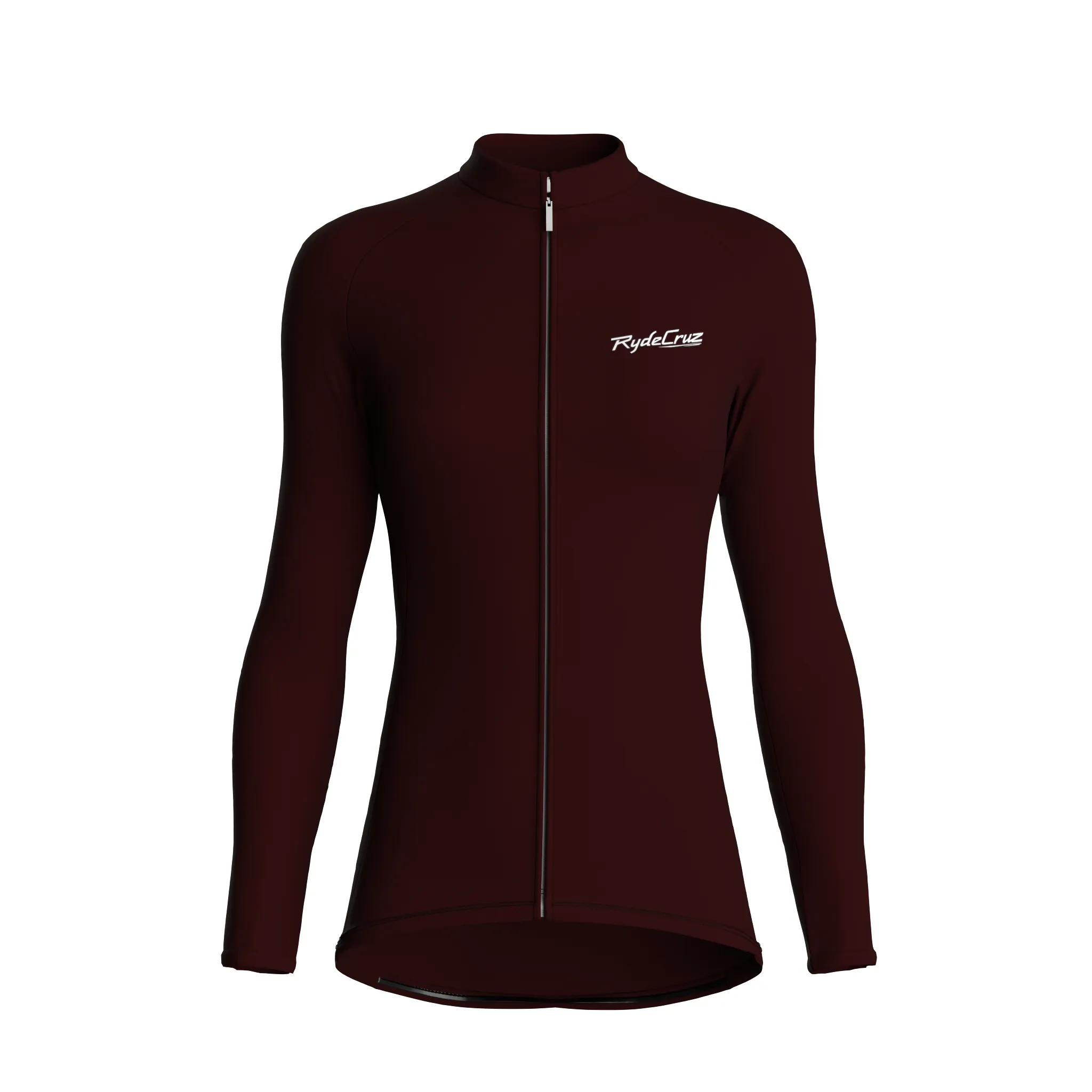 Essential | Dark Red Female Long Sleeves Jersey