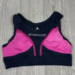 ETXEONDO Special Pink &amp; Black Cycling Sports Bra