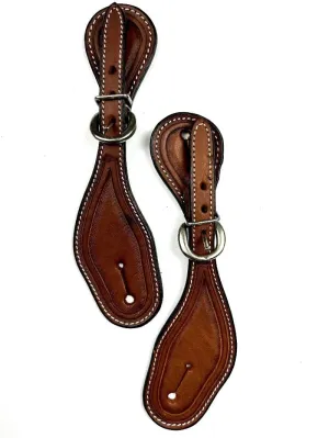Ezy Ride Spur Straps Youth Shaped Plain