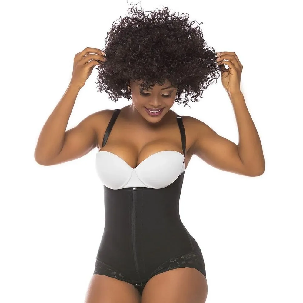 Faja Salome 0412 Strapless Body Shaper compression Panty-  High Compression Line