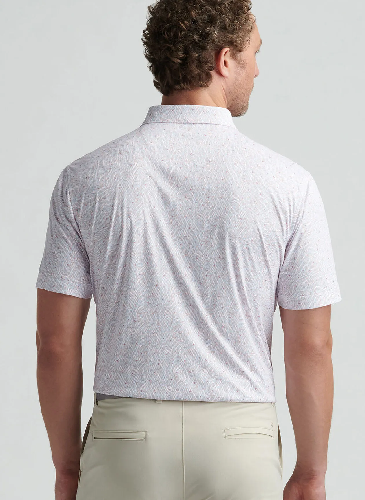 FEATHERWEIGHT HONEYCOMB POLO - WHITE