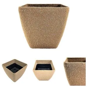 Fiber Pot SL6002B Old Sandstone (35cmL x 35cmW x 33cmH)
