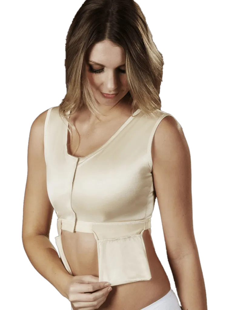 Final Sale Clearance Caromed Reconstruction Sports Bra w/bulb holders