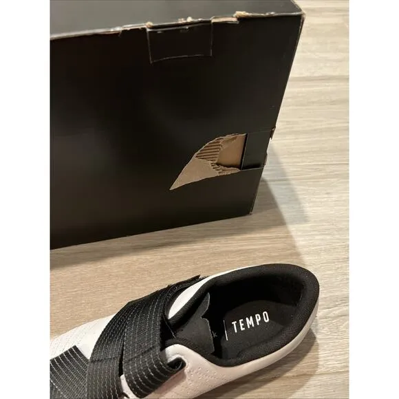 Fi'zi:k TEMPO R5 POWERSTRAP CYCLING SHOE WHITE/BLACK, Size 11.5 Fizik EUR 45