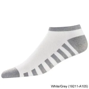 FootJoy Ladies ProDry Lightweight Sportlet Golf Socks White/Turquoise (19211-B144)