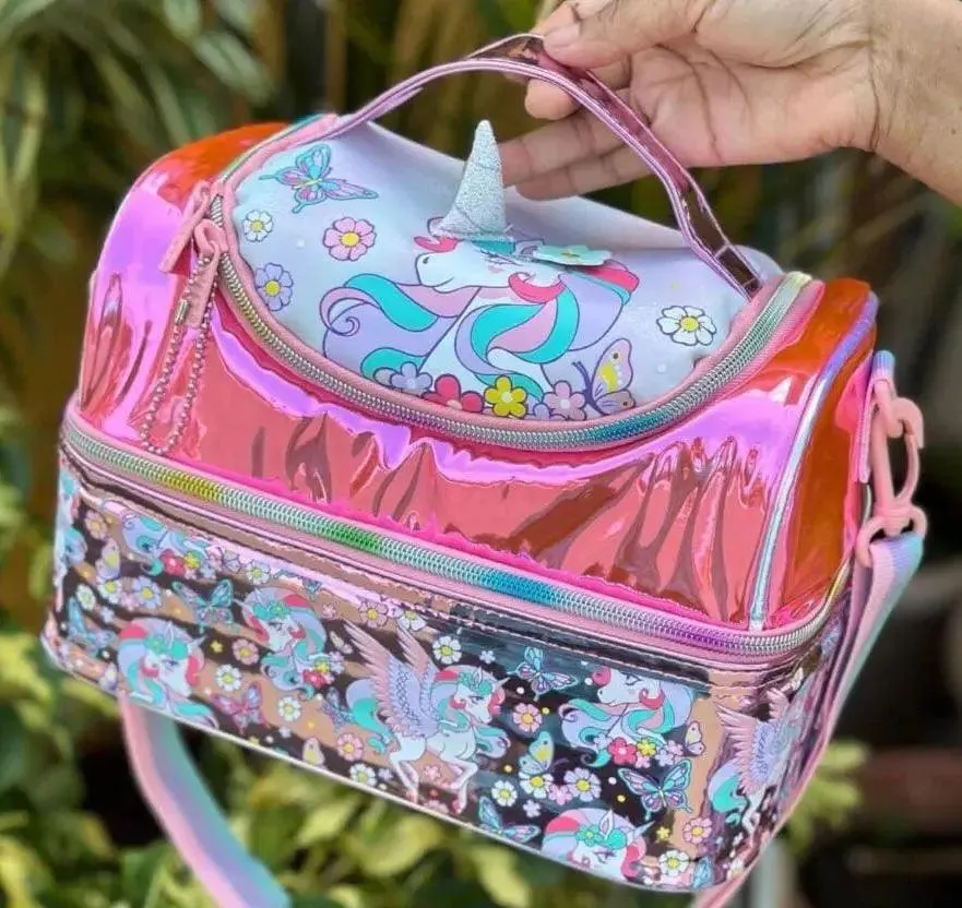 FOREVER GLITTER DUAL COMPARTMENT LUNCH BAG