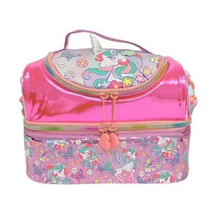 FOREVER GLITTER DUAL COMPARTMENT LUNCH BAG