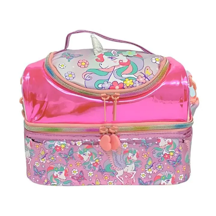 FOREVER GLITTER DUAL COMPARTMENT LUNCH BAG