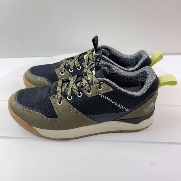 Forsake Banks Mens Size 9 Hiking Sneaker Water Resistant Black/Olive