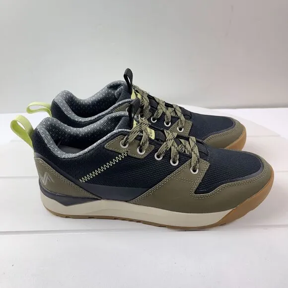 Forsake Banks Mens Size 9 Hiking Sneaker Water Resistant Black/Olive