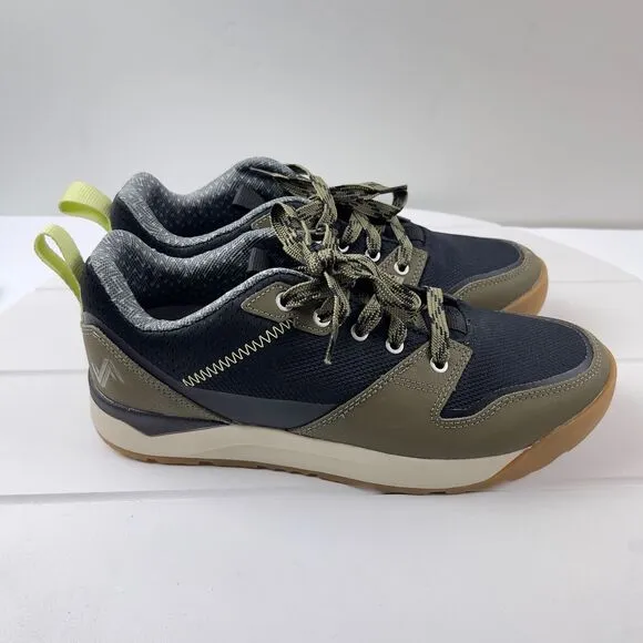 Forsake Banks Mens Size 9 Hiking Sneaker Water Resistant Black/Olive
