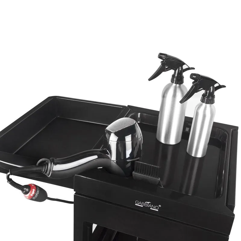 Gabbiano Hairdresser Trolley 048A Black