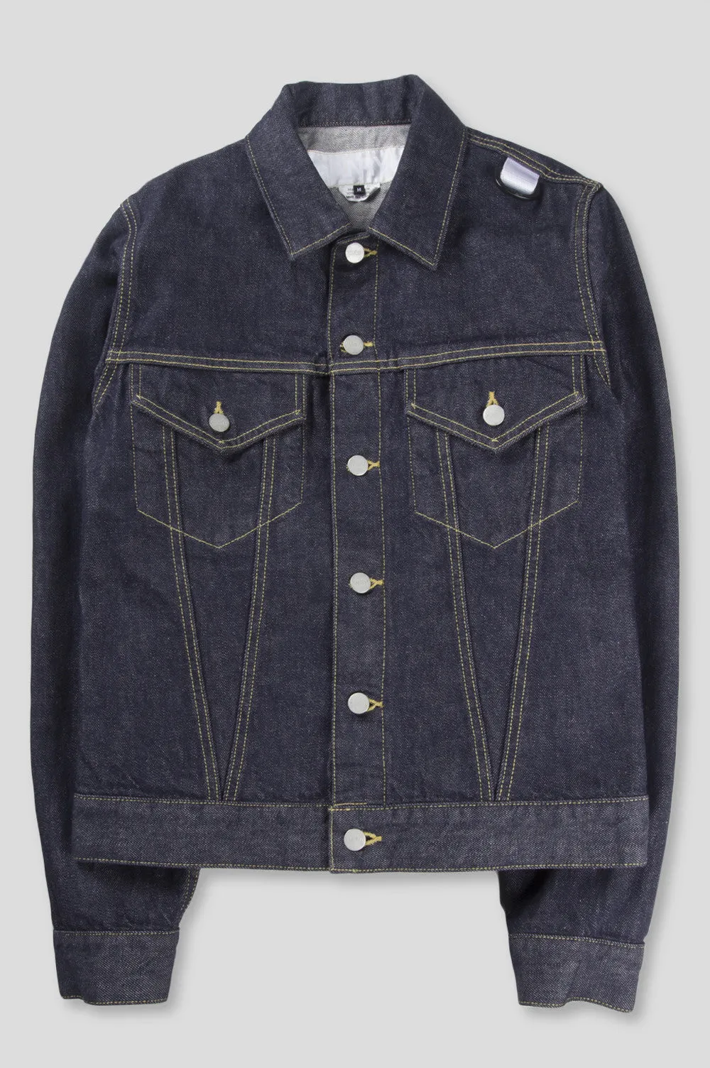 GANRYU GARMENT DYED SELVEDGE DENIM JACKET INDIGO