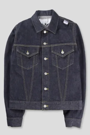 GANRYU GARMENT DYED SELVEDGE DENIM JACKET INDIGO