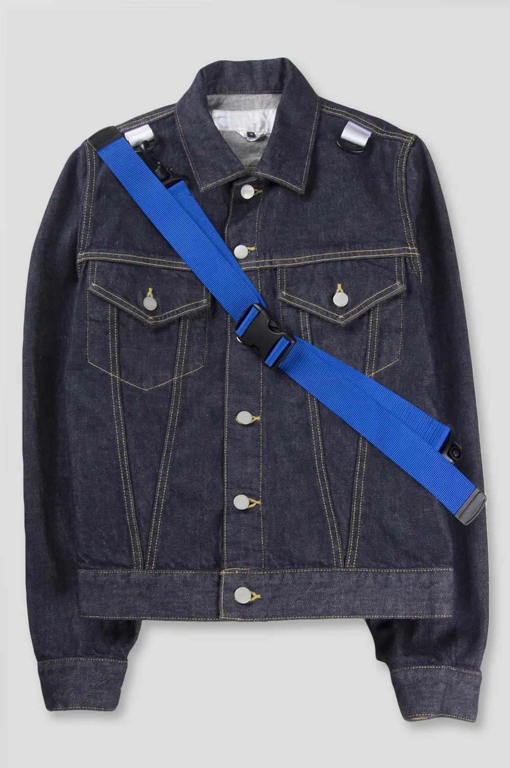 GANRYU GARMENT DYED SELVEDGE DENIM JACKET INDIGO
