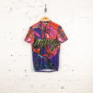 Giessegi Campagnolo Pattern Cycling Jersey - Purple - L