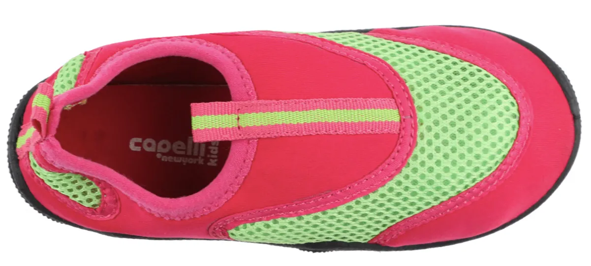 Girls Pink and Green Aqua Shoe