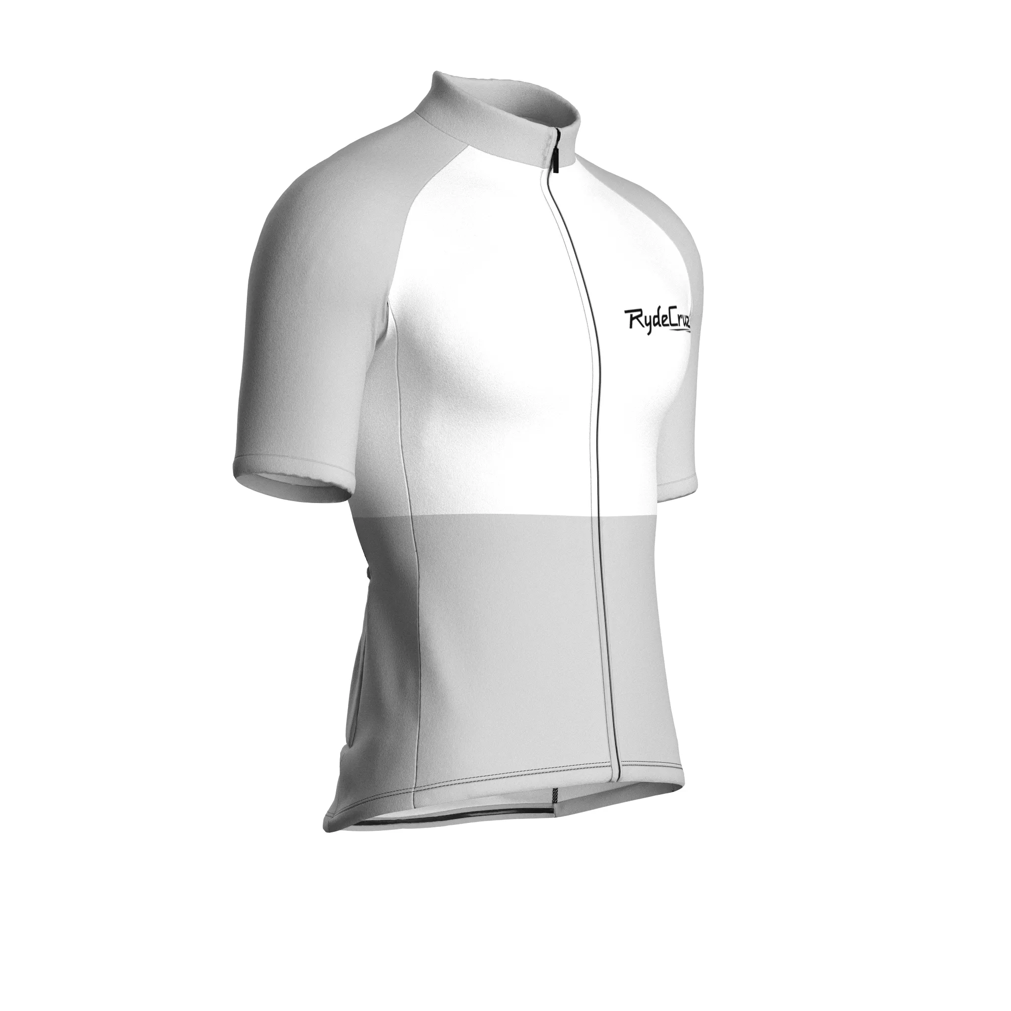 Glide Flow | White Male Short Sleeves Jersey