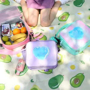 Glitter Laser Thermal Lunch Bag – Stylish Bento Shoulder Bag for Girly Picnics, Backpacks & Outdoor Adventures