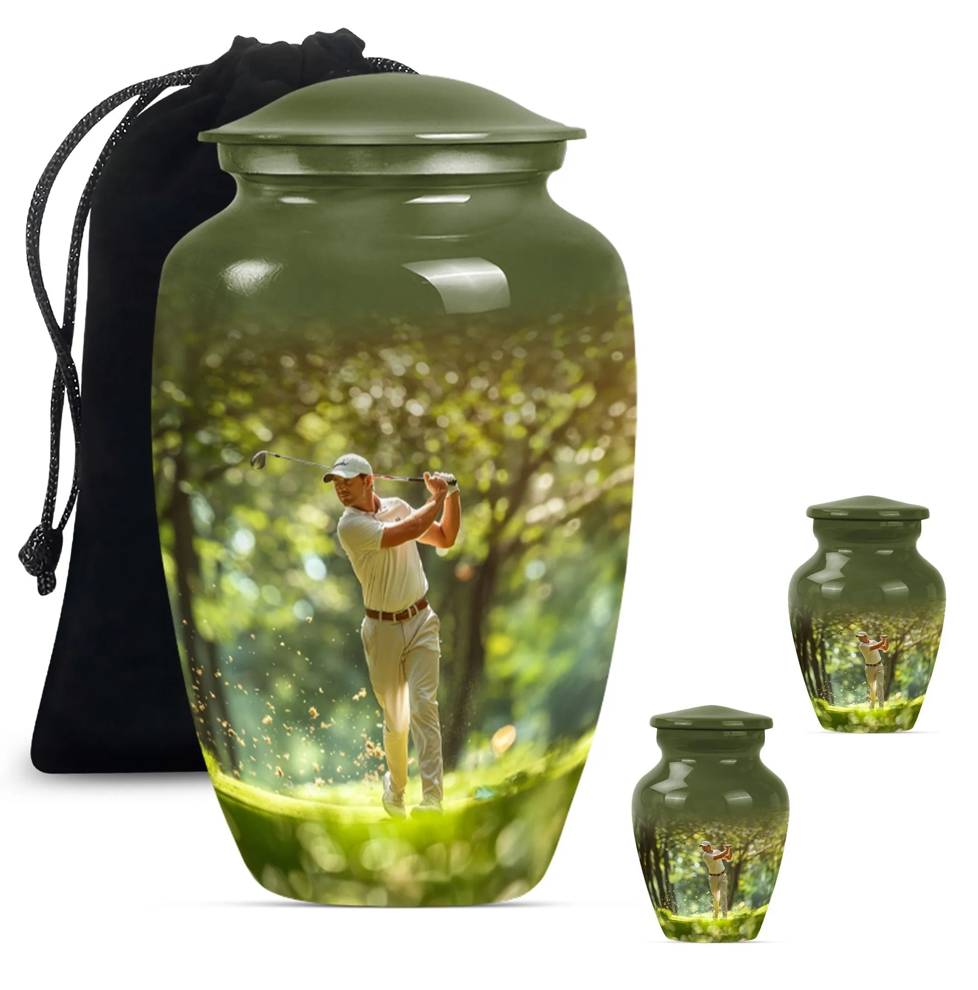 Golf Burial Urns For Adult Human Ashes Large Funeral, Ashes Urn